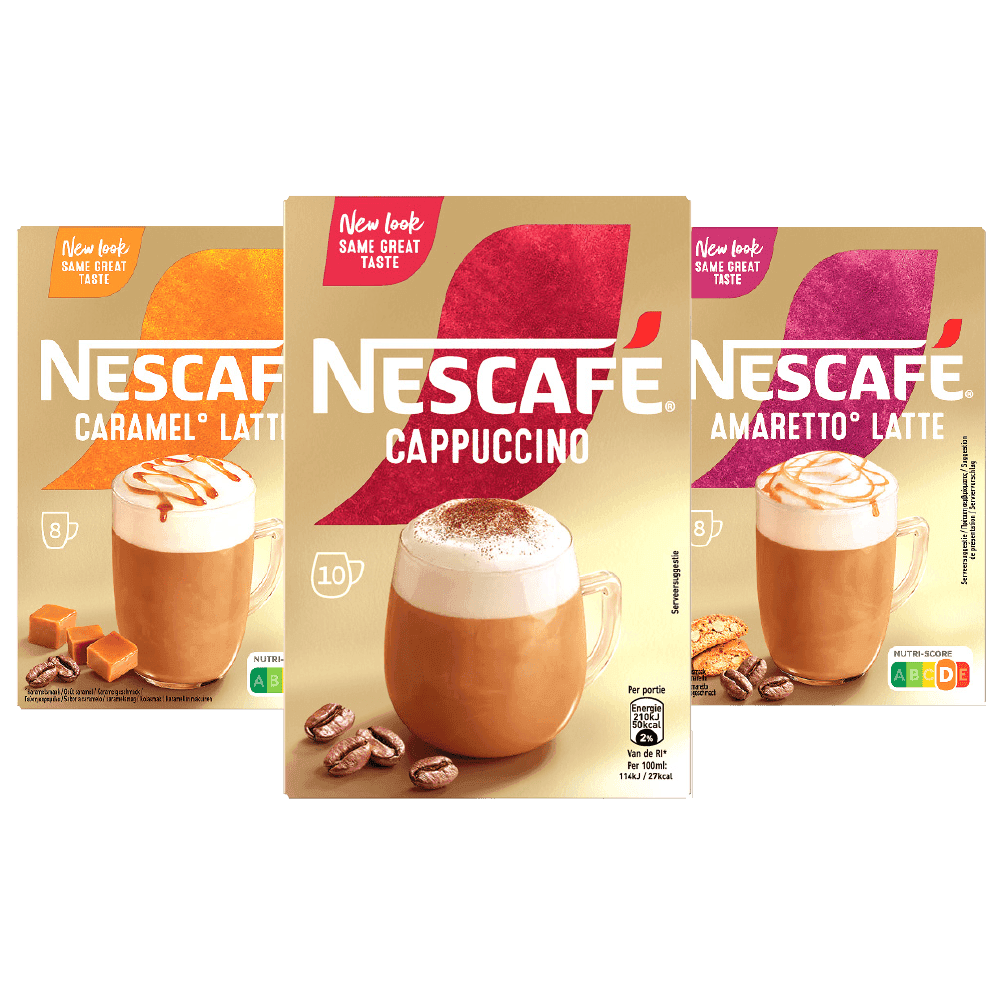 Nescafé en Starbucks Oploskoffie