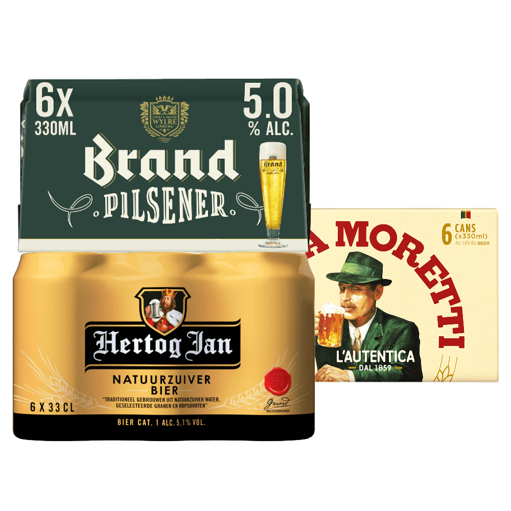 Hertog Jan, Brand en Birra Moretti Pils