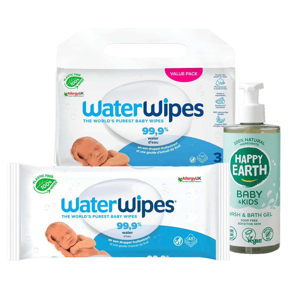 Alle Waterwipes en Happy Earth Babyverzorging