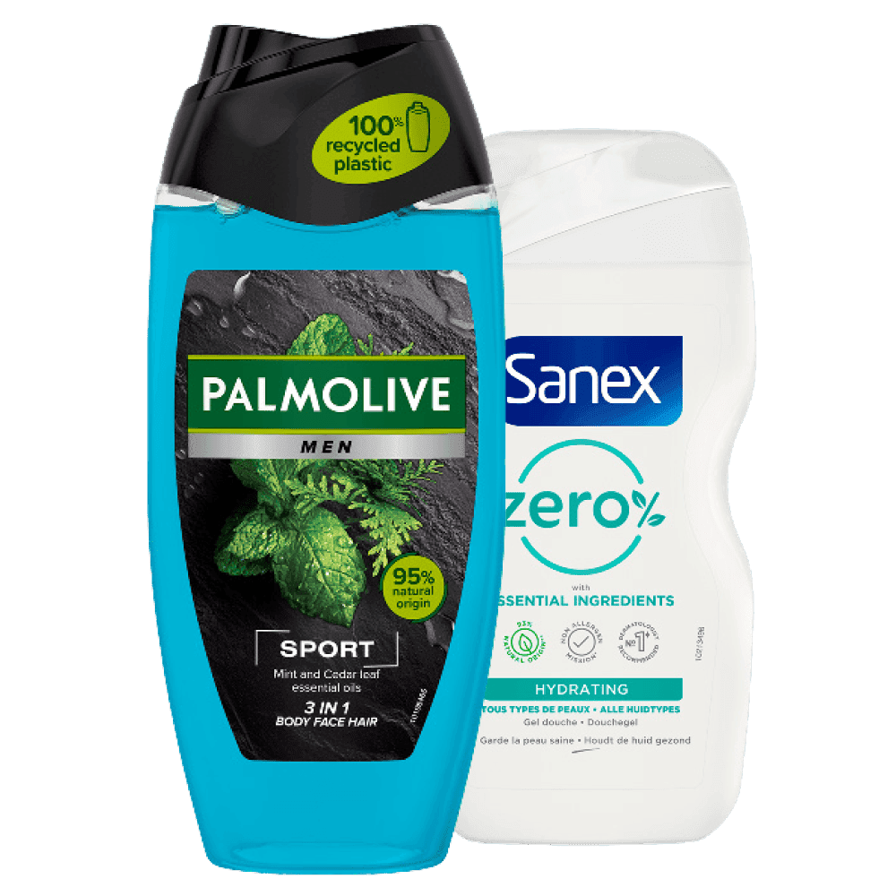 Alle Sanex en Palmolive Douche en deodorant