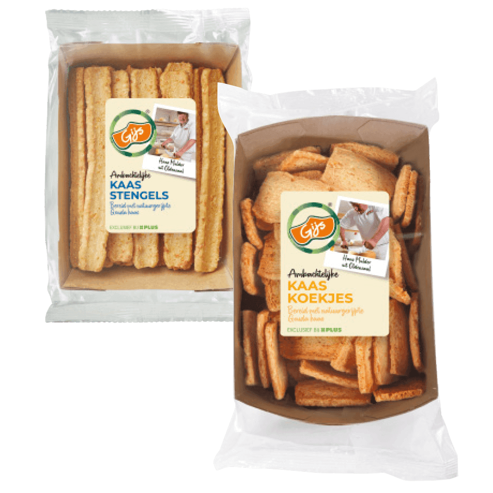 Gijs Kaaskoekjes, -bolletjes en -stengels