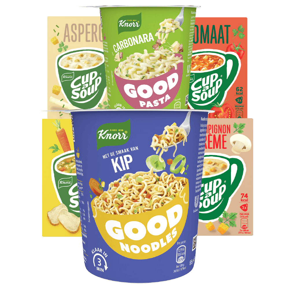 Alle Knorr Cup a soup en good snacking