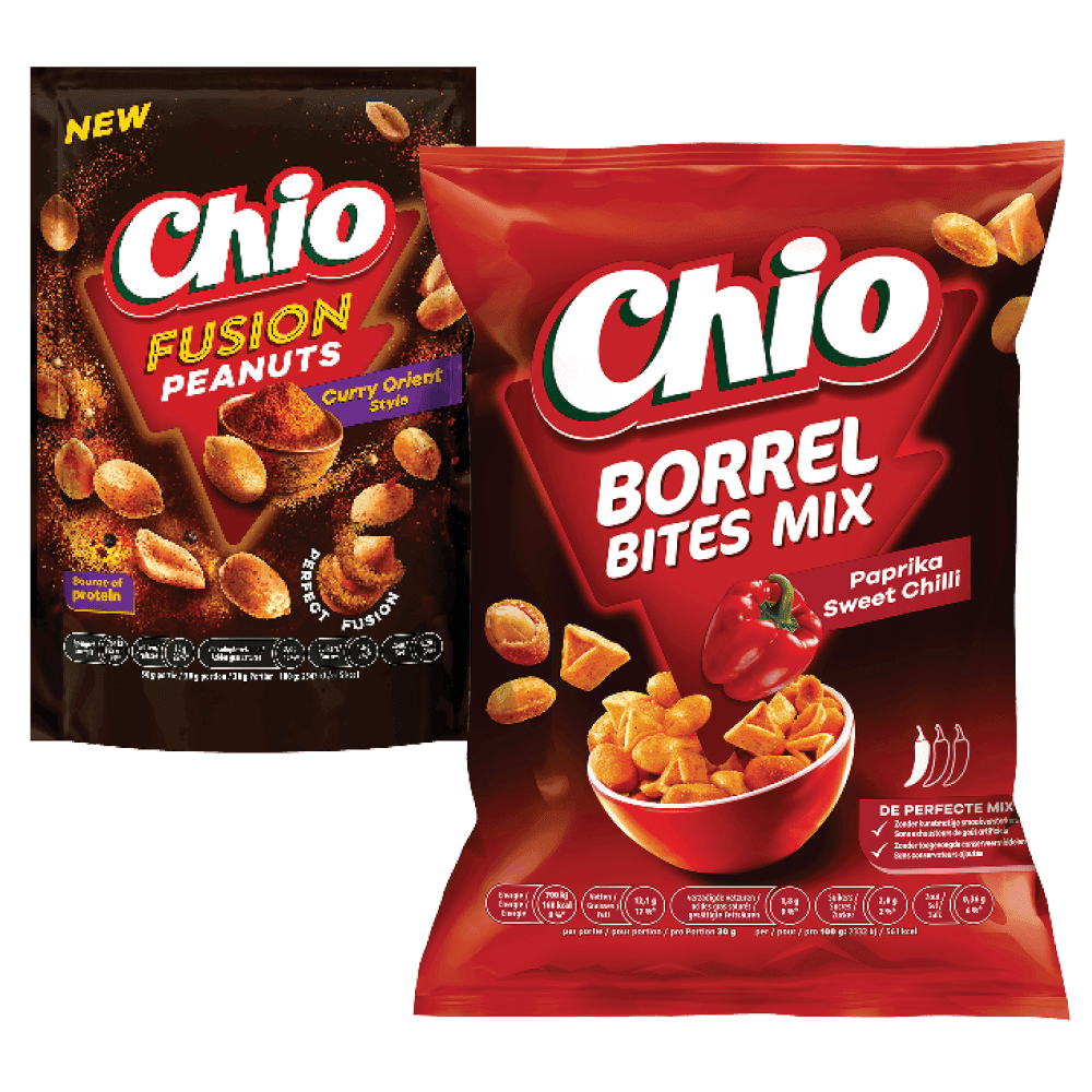 Chio Noten, ovensticks en partymix