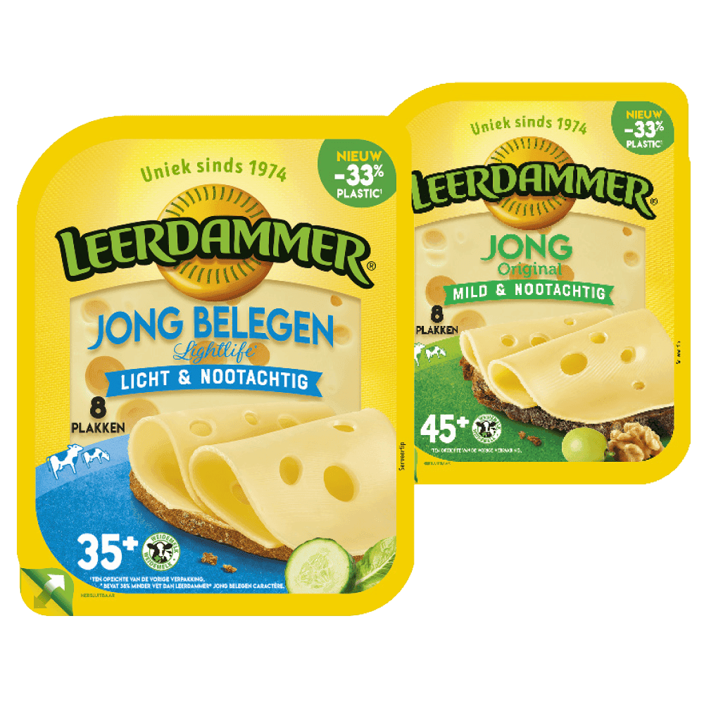 Alle Leerdammer Kaas Van de zelfbedieningsafdeling