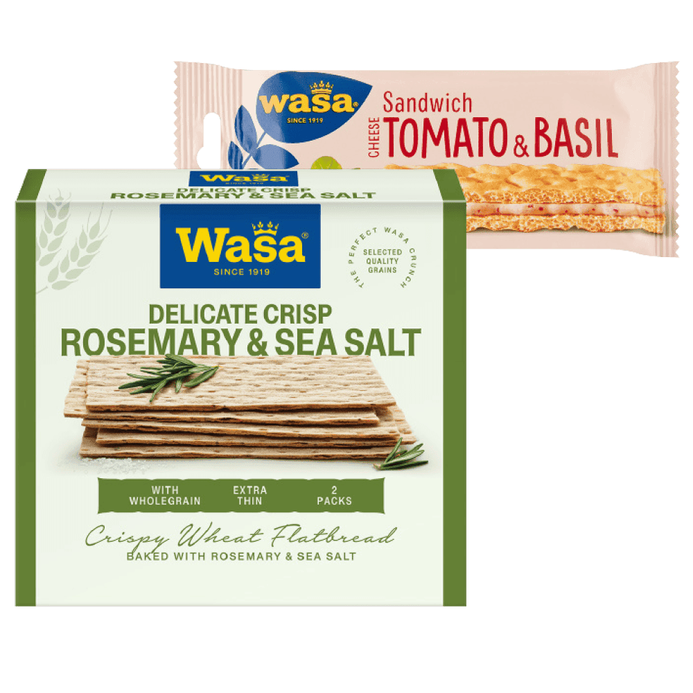 Alle Wasa Delicate crisp en sandwich