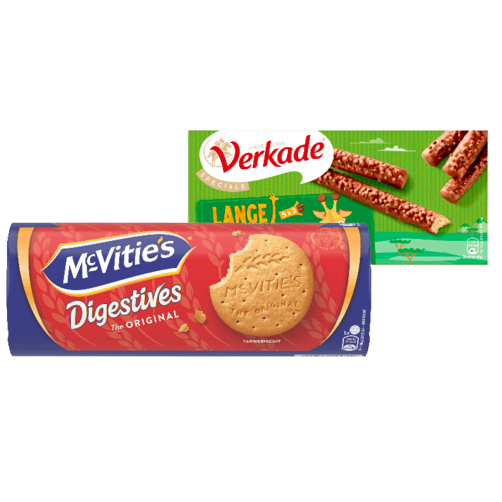 Verkade Koek specials en Mcvitie's
