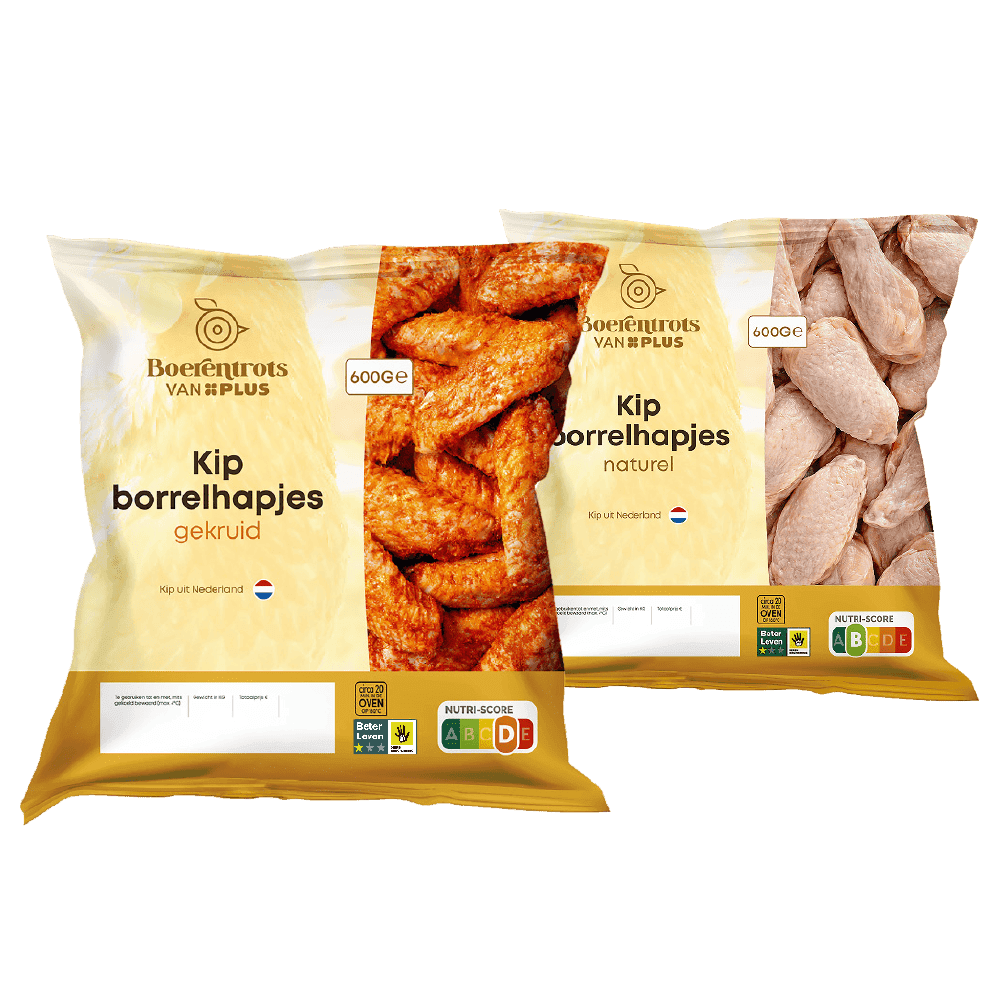 PLUS Boerentrots Kipborrelhapjes en -kluifjes