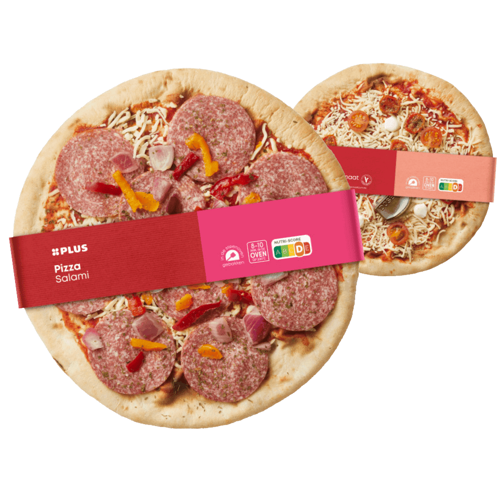Alle PLUS Verse pizza's