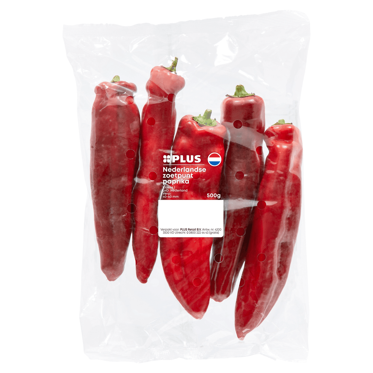 PLUS Puntpaprika rood
