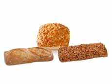 Rustiek ciabatta wit, meergranen of kaasbroodje