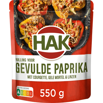 Hak Uit de Oven Gevulde Paprika 550 g