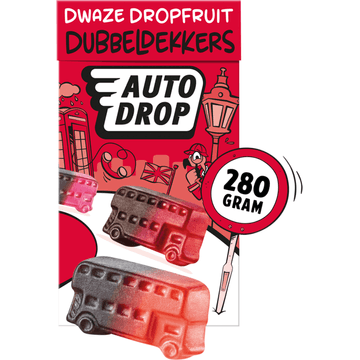 Autodrop Dwaze Dropfruit Dubbeldekkers 280 g