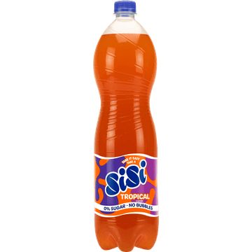 Sisi No Bubbles - Zero Sugar - Tropical - Fles - 1,5 L