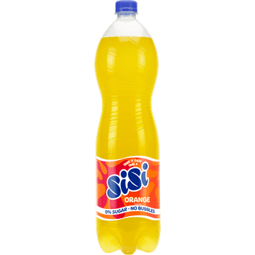 Sisi No Bubbles Orange 0% pet 1500 ml