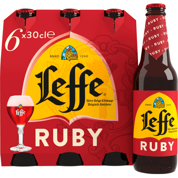 Leffe Ruby Belgisch Abdijbier Fles 330 ml