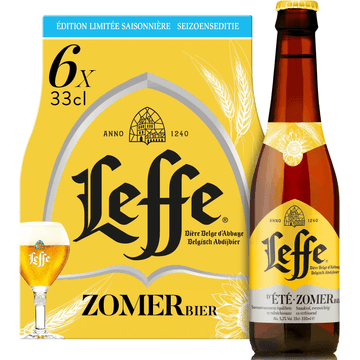 Leffe Belgisch Abdijbier Zomerbier fles 6 x 33 cl