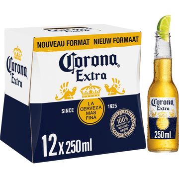 Corona Extra Bier Flessen 12x250ML