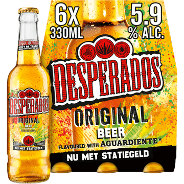 Desperados Original Bier Fles 6 x 330ml