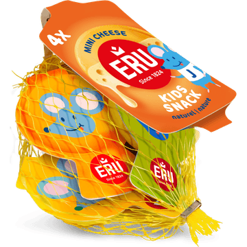 ERU Kids Snack Smeerkaas 50+ in Losse Porties van 20 g