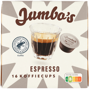 Jumbo's Dolce Gusto Espresso Dolce Gusto Compatible Koffiecups 16 Stuks
