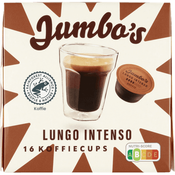 Jumbo's Lungo Intenso Dolce Gusto Compatible Koffiecups 16 Stuks