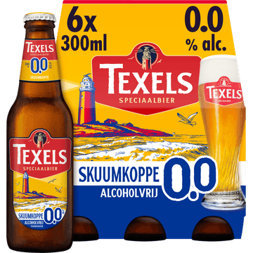 Texels Skuumkoppe 0.0 Bier Fles 6 x 300ml