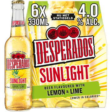 Desperados Sunlight Lemon & Lime 6x330ML