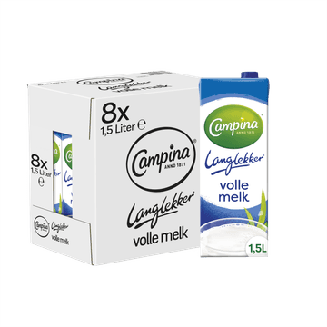 Campina Langlekker Volle Melk 1,5 L