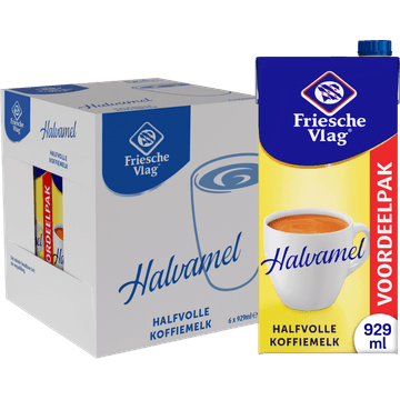 Friesche Vlag Halvamel 6 x 929 ml