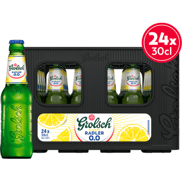 Grolsch - Citroen Radler - 0.0% Alcoholvrij - Krat - 24 x 300ML