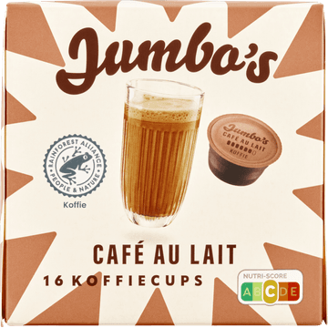 Jumbo's Café au Lait Dolce Gusto Compatible Koffiecups 16 Stuks