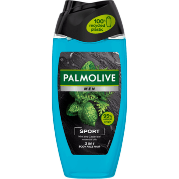 Palmolive Men Sport 3-in-1 douchegel met etherische oliën van munt en cedernaalden 250ml
