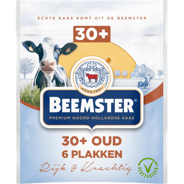 Beemster 30+ Oud Kaas 6 Plakken 0,150 kg
