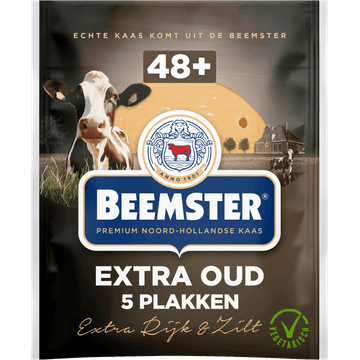 Beemster Extra Oud Kaas 5 Plakken 0,125 kg