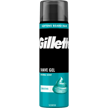 Gillette Classic Sensitive Scheergel, 200ml