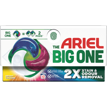 Ariel All-in-1 Pods Wasmiddel Big One Kleur 12 Wasbeurten