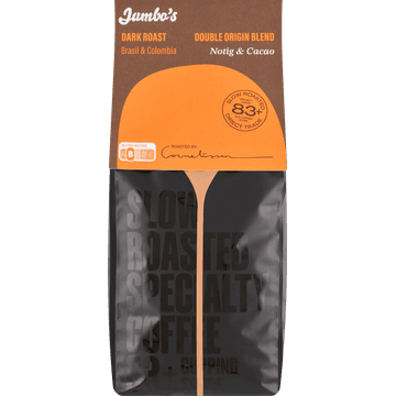 Jumbo's Koffiebonen Dark Roast Brasil & Colombia Notig & Cacao 1 kg