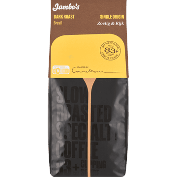 Jumbo's Koffiebonen Dark Roast Brasil Zoetig & Rijk 1 kg