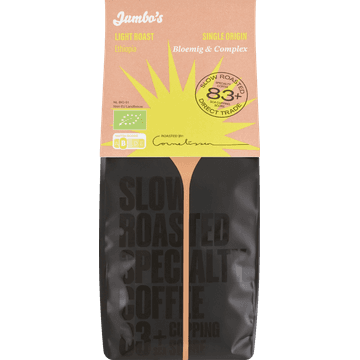 Jumbo's Bio Koffiebonen Light Roast Ethiopia Bloemig & Complex 500 g