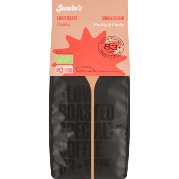 Jumbo's Bio Koffiebonen Light Roast Colombia Fruitig & Funky 500 g