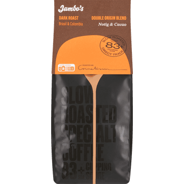Jumbo's Koffiebonen Dark Roast Brasil & Colombia Notig & Cacao 500 g