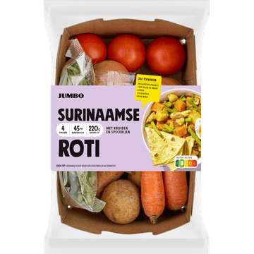 Jumbo Surinaamse Roti Verspakket 4 Personen