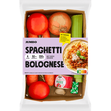 Jumbo Spaghetti Bolognese Verspakket 4 Personen