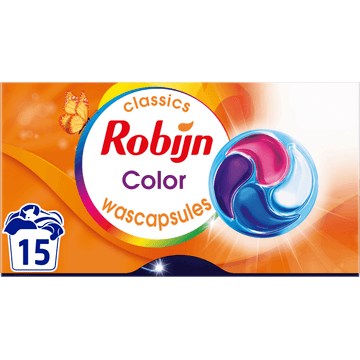 Robijn Wasmiddel Capsules Color 15 Wasbeurten