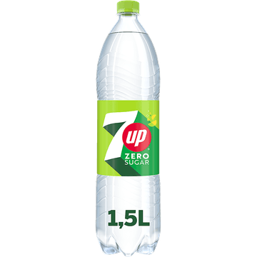 7UP Zero Sugar Refreshing Lemon & Lime Taste 1,5 L