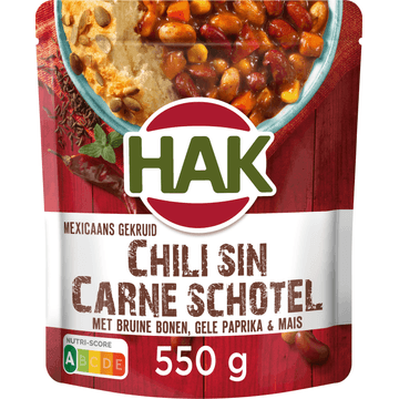 Hak Chili Sin Carne Schotel 550 g