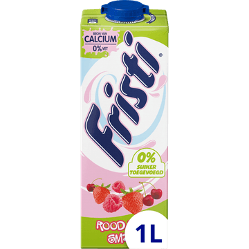 Fristi Rood Fruit 0% Suiker Toegevoegd 1 L