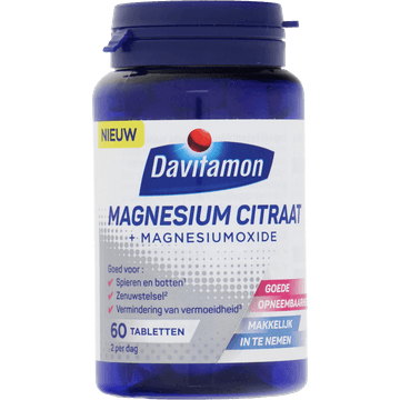 Davitamon Magnesium Citraat Tabletten 60 stuks