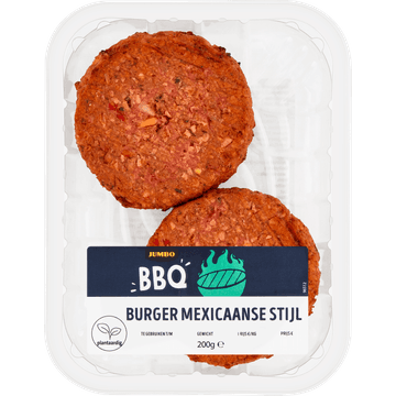Jumbo BBQ Burger Mexicaanse Stijl 2 Stuks