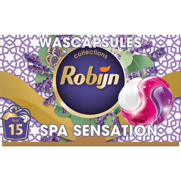 Robijn Collections 3-in-1 Wascapsules Color Spa Sensation 15 wasbeurten